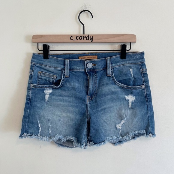 Rebecca Minkoff Melrose Jean Shorts - Picture 1 of 5